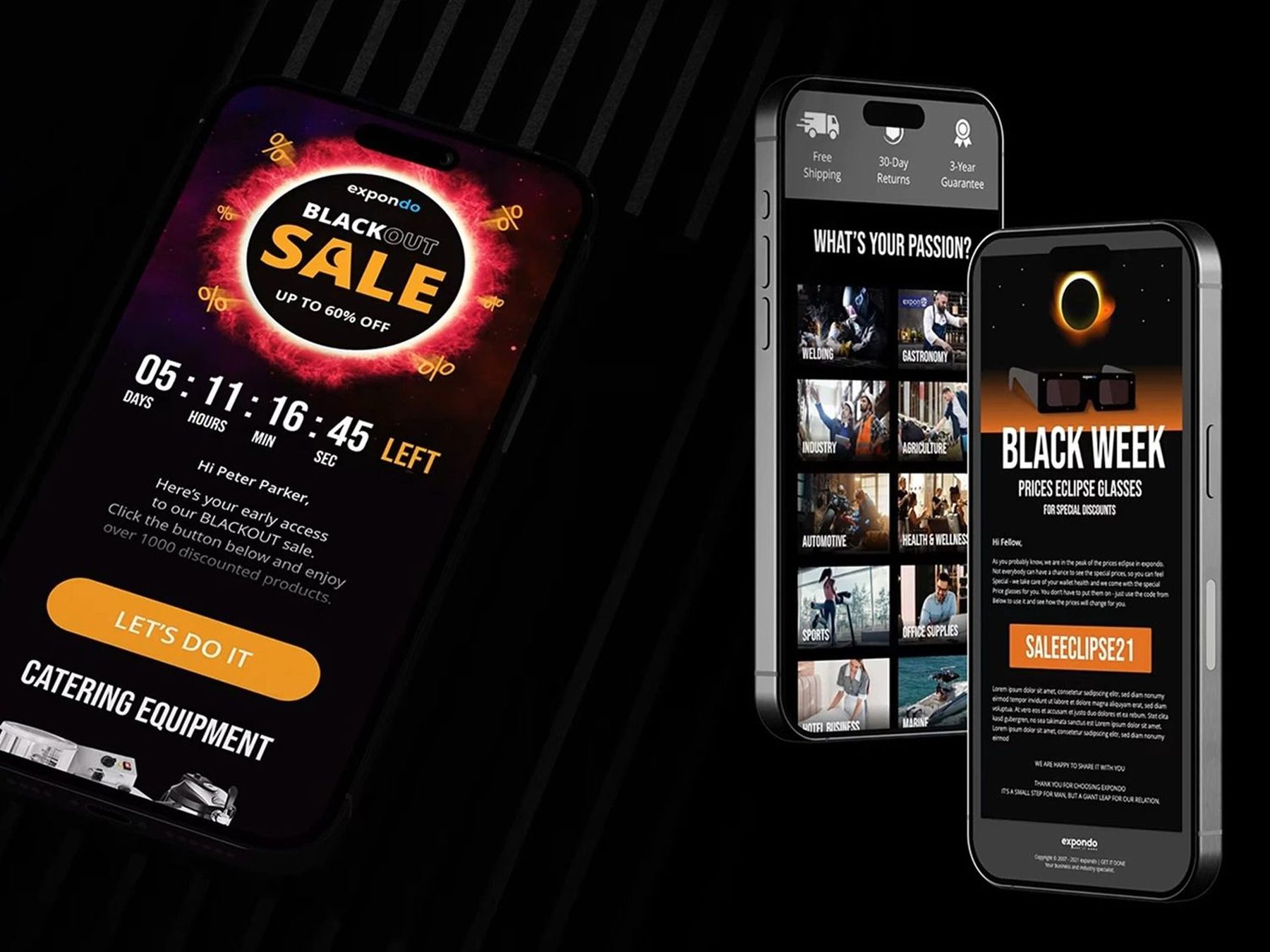 Blackout Sale – channel adaptations