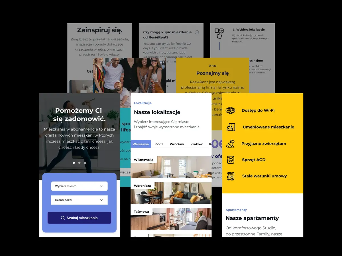 Resi4Rent – rental website