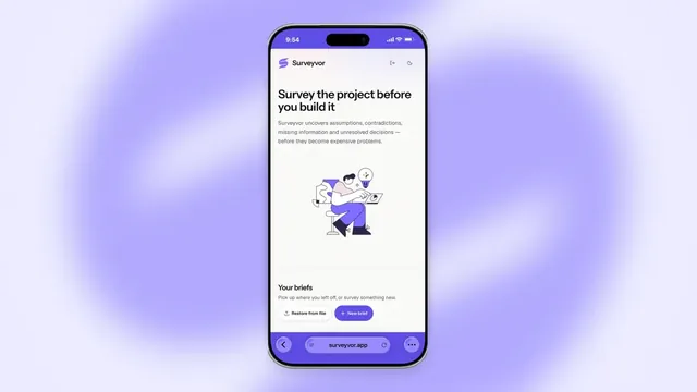 Surveyvor – the briefing tool