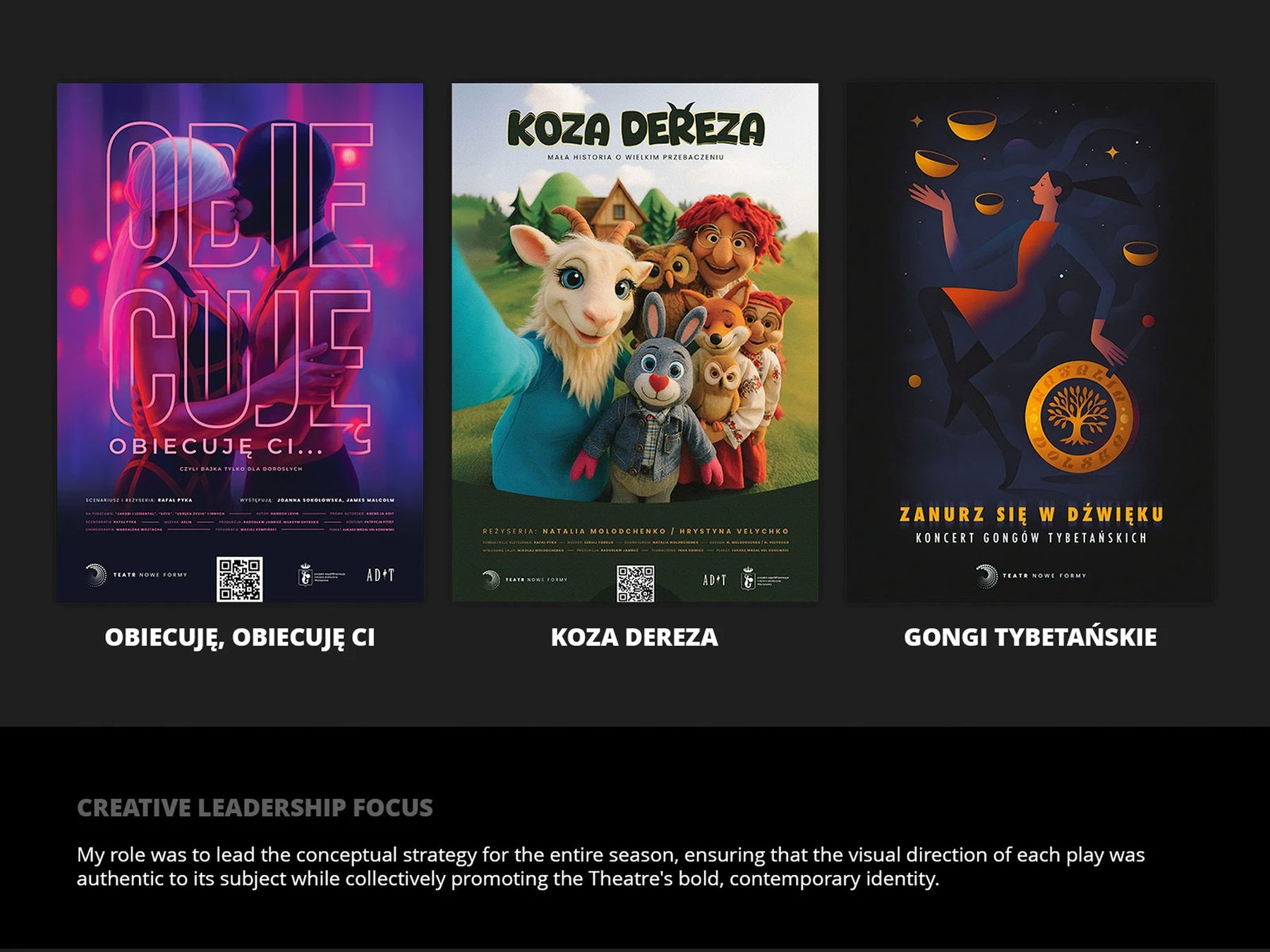 Teatr Nowe Formy – poster series